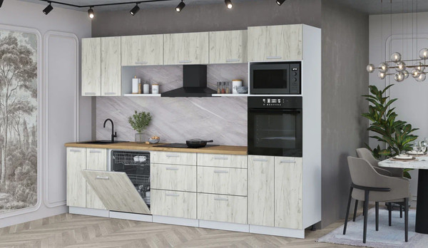 Кухонный гарнитур Интерлиния Мила Лайт 3.0-ПМ1