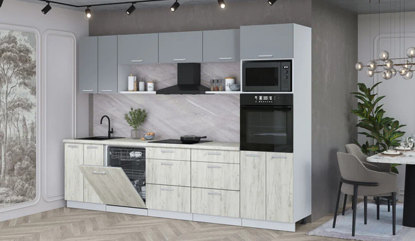 Кухонный гарнитур Интерлиния Мила Лайт 3.0-ПМ1