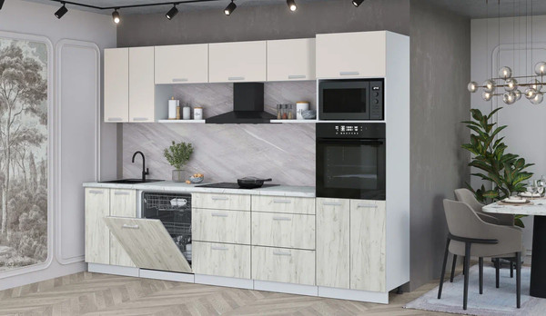 Кухонный гарнитур Интерлиния Мила Лайт 3.0-ПМ1