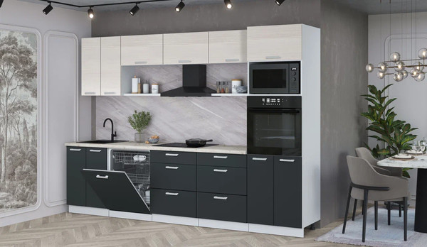 Кухонный гарнитур Интерлиния Мила Лайт 3.0-ПМ1