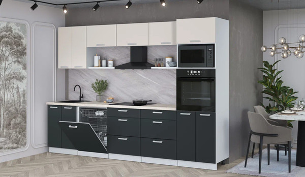 Кухонный гарнитур Интерлиния Мила Лайт 3.0-ПМ1