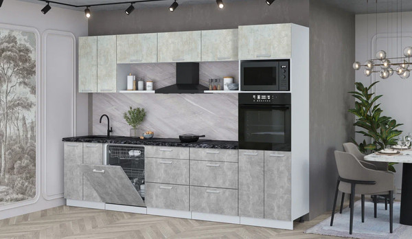 Кухонный гарнитур Интерлиния Мила Лайт 3.0-ПМ1