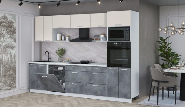 Кухонный гарнитур Интерлиния Мила Лайт 3.0-ПМ1