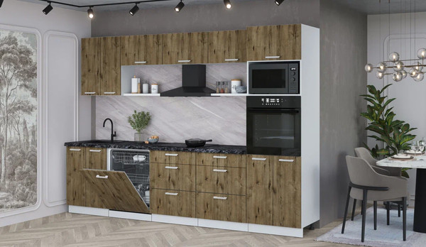 Кухонный гарнитур Интерлиния Мила Лайт 3.0-ПМ1