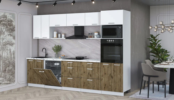 Кухонный гарнитур Интерлиния Мила Лайт 3.0-ПМ1