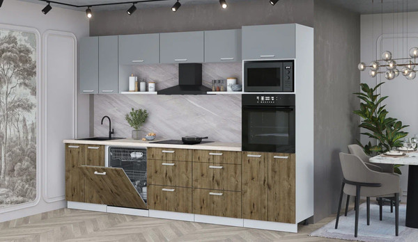 Кухонный гарнитур Интерлиния Мила Лайт 3.0-ПМ1 