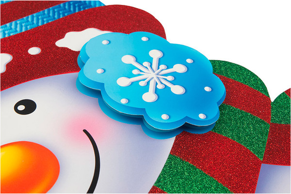 Наклейка на окно Волшебная страна Снеговик 110413