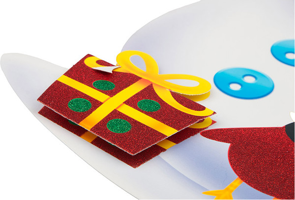 Наклейка на окно Волшебная страна Снеговик 110413