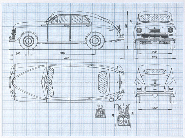 Миллиметровая бумага Staff Масштабно-координатная / 113487