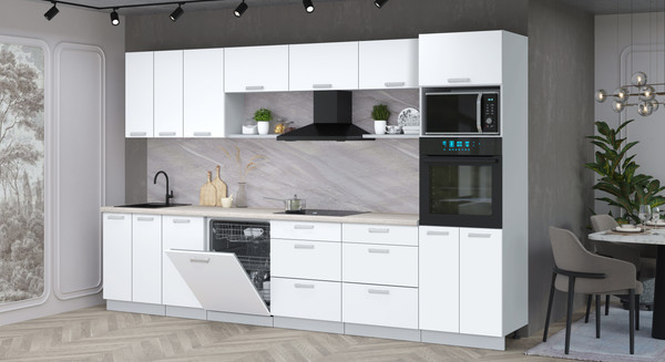 Кухонный гарнитур Интерлиния Мила Лайт 3.4-ПМ1-2