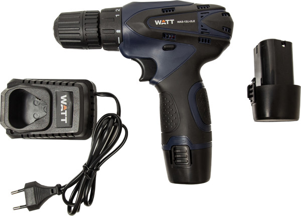 Аккумуляторная дрель-шуруповерт Watt WAS-12Li-2 LE (1.012.020.00)