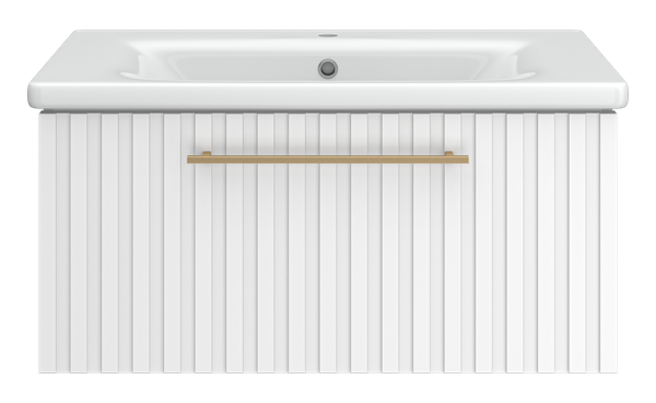 Тумба с умывальником Brevita Alicante 80 / ALI-09080-0101Я+13080-KL