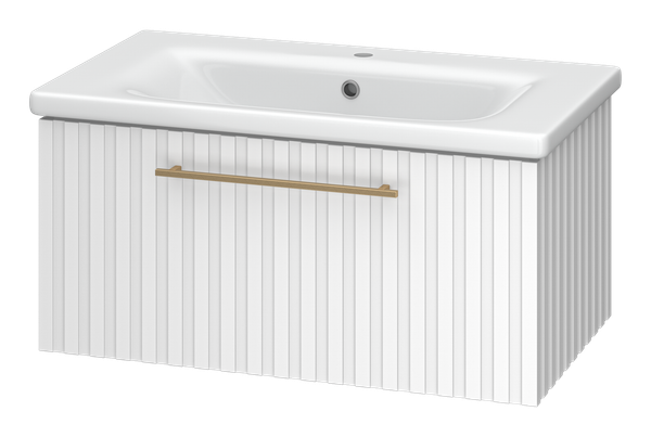 Тумба с умывальником Brevita Alicante 80 / ALI-09080-0101Я+13080-KL