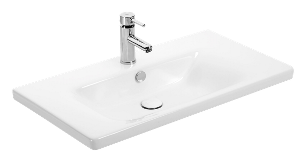 Тумба с умывальником Brevita Alicante 80 / ALI-09080-4601Я+13080-KL