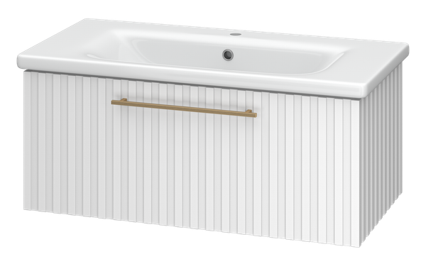 Тумба с умывальником Brevita Alicante 90 / ALI-09090-0101Я+13090-KL