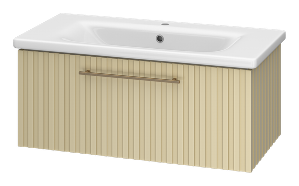 Тумба с умывальником Brevita Alicante 90 / ALI-09090-4601Я+13090-KL