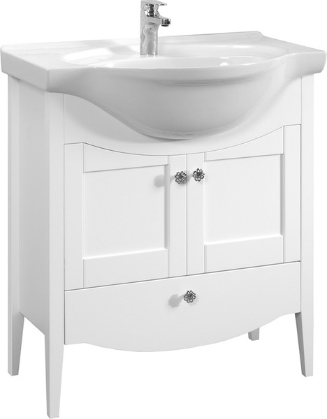 Тумба под умывальник Belux Афины Н 85-01 (18, белый матовый)