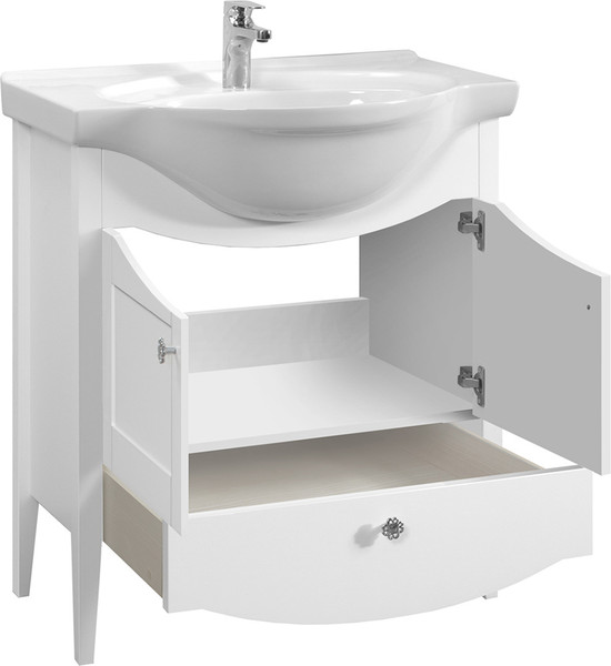 Тумба под умывальник Belux Афины Н 85-01 (18, белый матовый)