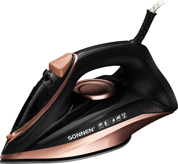 Утюг Sonnen SI-6680 / 456997 (черный/розовое золото) - фото