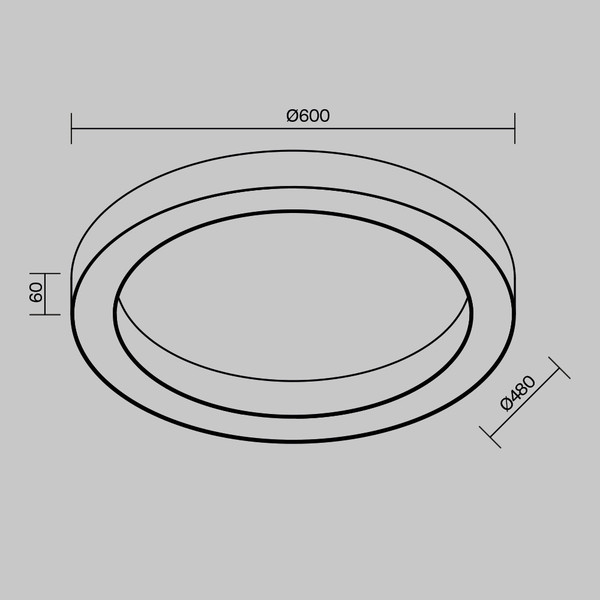 Потолочный светильник Maytoni C093CL-45W3K-B
