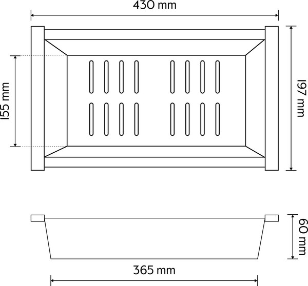 Коландер для мойки Axus LKS-4-50