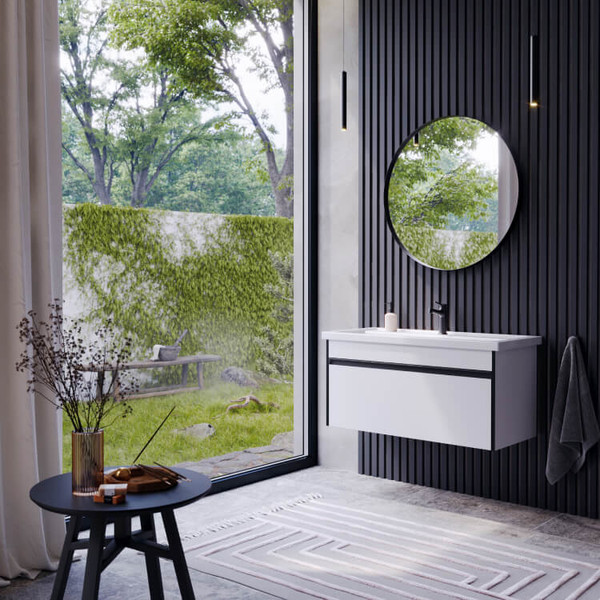 Тумба с умывальником Aqwella Urban URB0110W+4640021065204