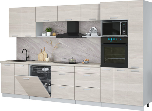 Кухонный гарнитур Интерлиния Мила Лайт 3.5-ПМ1 - фото