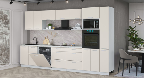 Кухонный гарнитур Интерлиния Мила Лайт 3.5-ПМ1 