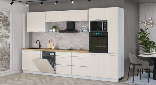 Кухонный гарнитур Интерлиния Мила Лайт 3.5-ПМ1 