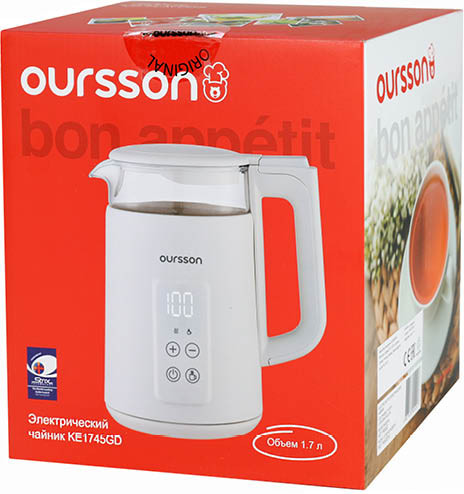 Электрочайник Oursson KE1745GD/IV