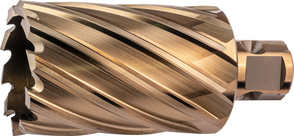 Сверло LENZ Корончатое из быстрорежущей стали 38x55мм / LZHM-038 - фото