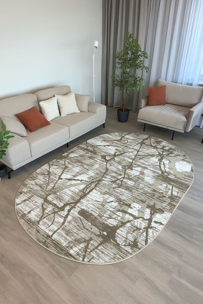 Ковер Radjab Carpet Бьянка Овал D059A / 8798