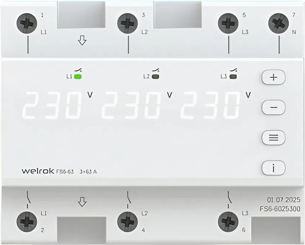 Переключатель фаз Welrok FS6-63 - фото