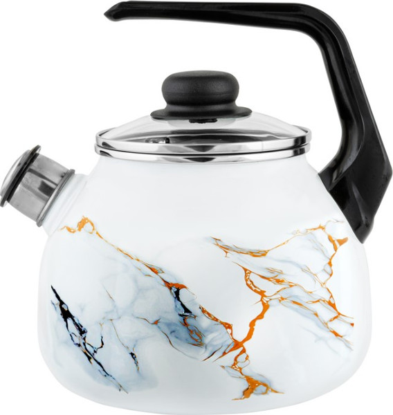 Чайник со свистком Appetite Marble 4с209я - фото