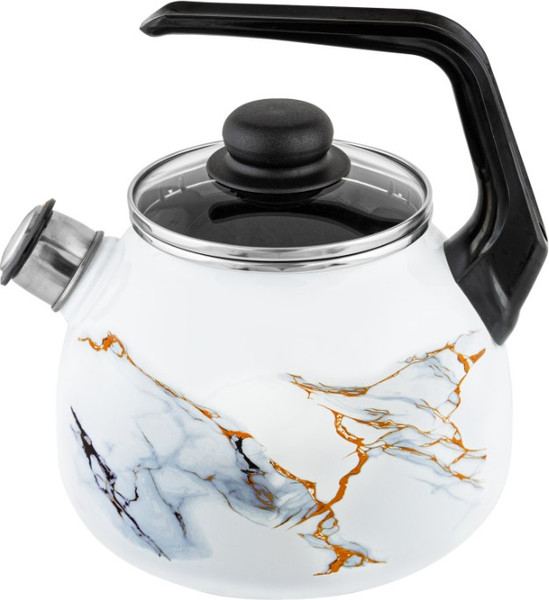 Чайник со свистком Appetite Marble 4с209я