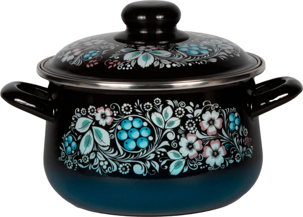 Набор кастрюль СтальЭмаль Вологодский сувенир 1с408