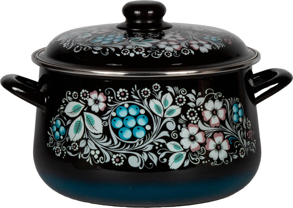 Набор кастрюль СтальЭмаль Вологодский сувенир 1с408