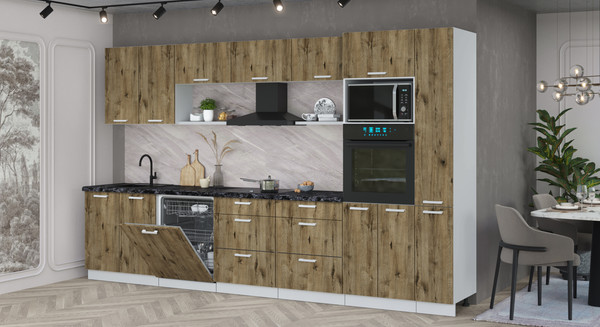 Кухонный гарнитур Интерлиния Мила Лайт 3.5-ПМ1 