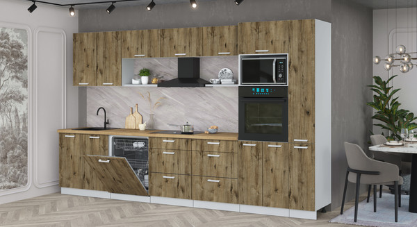 Кухонный гарнитур Интерлиния Мила Лайт 3.5-ПМ1 