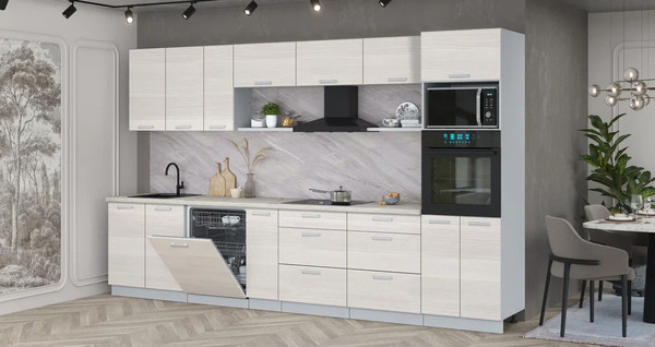 Кухонный гарнитур Интерлиния Мила Лайт 3.5-ПМ1-2 