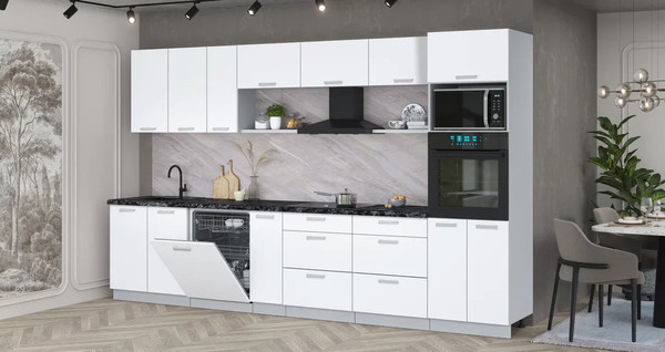 Кухонный гарнитур Интерлиния Мила Лайт 3.5-ПМ1-2 