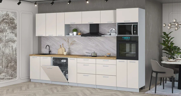 Кухонный гарнитур Интерлиния Мила Лайт 3.5-ПМ1-2 