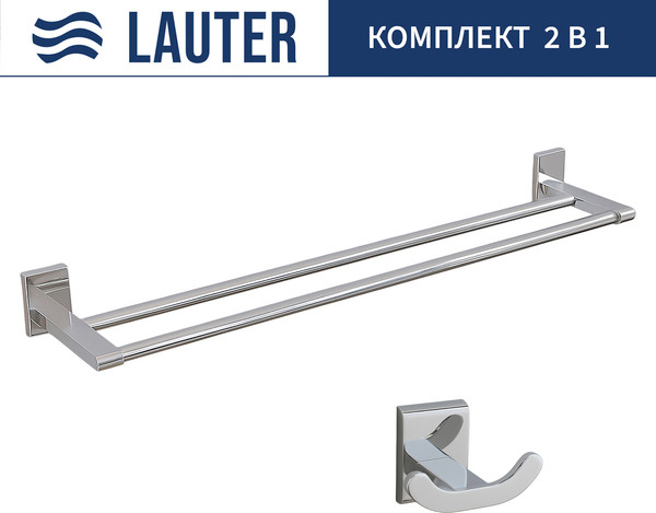 Набор аксессуаров для ванной Lauter 21SH8391 + 21SH8321 - фото