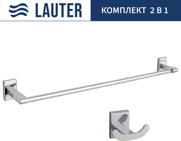 Набор аксессуаров для ванной Lauter 21SH8391 + 21SH9091 - фото