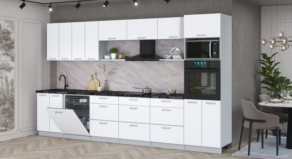 Кухонный гарнитур Интерлиния Мила Лайт 3.6-ПМ1-2 