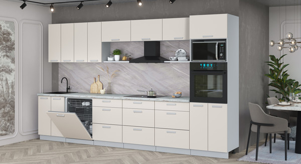 Кухонный гарнитур Интерлиния Мила Лайт 3.6-ПМ1-2 