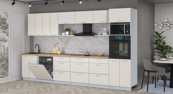 Кухонный гарнитур Интерлиния Мила Лайт 3.6-ПМ1-2 