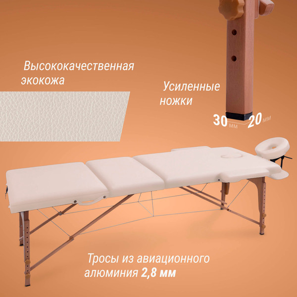 Массажный стол Unix Med Standard 3 Section / MTSTANDARDBG