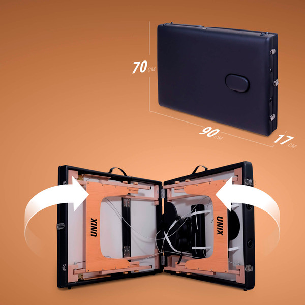 Массажный стол Unix Med Standard 3 Section / MTSTANDARDBK