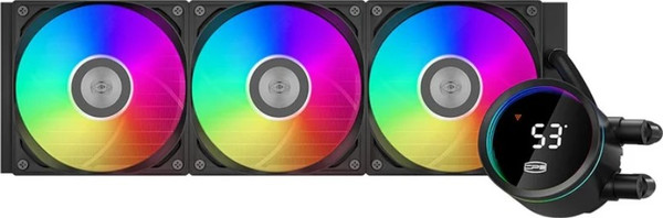 Кулер для процессора PCCooler DA360 Pro ARGB Digital BK (DA360Pro-BKAWXL-GL) - фото
